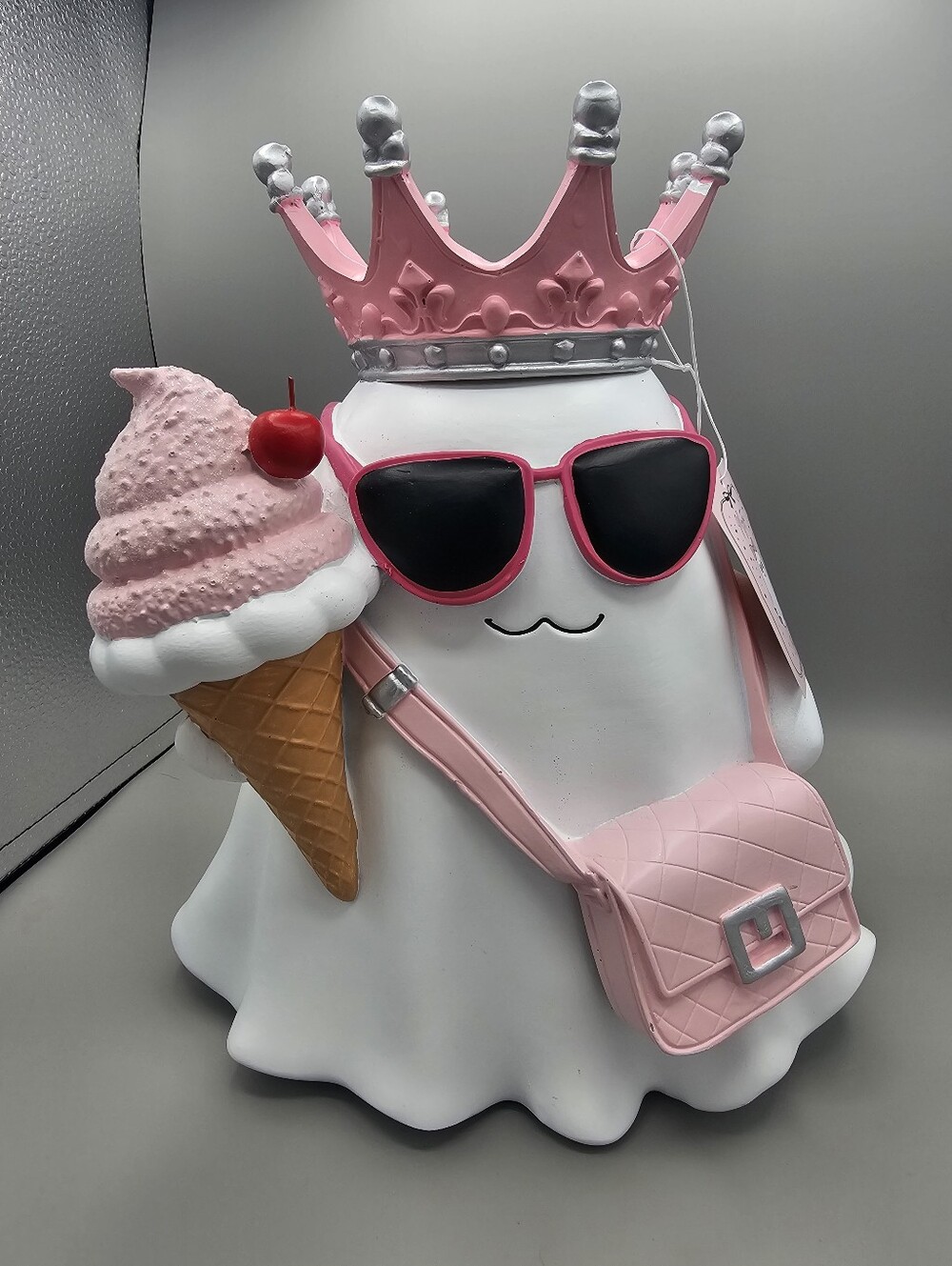 Pink Halloween Ghost Crown Purse Ice Cream Bougie Girly Summerween Viral Tik Tok